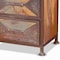 Baxton Studio Laurel Rustic Antique Grey Metal and Whitewashed Oak Brown Wood 5-Drawer Accent Storage Cabinet 182-11735-Zoro - alternate 7